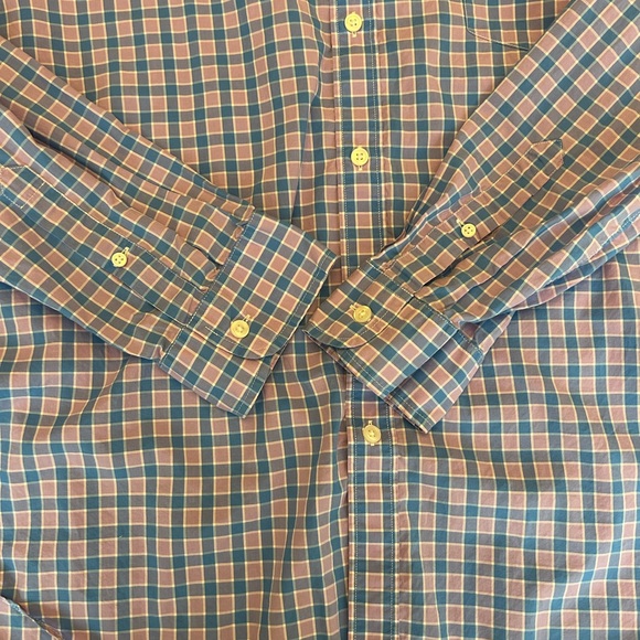 J.Crew Shirt Men’s XL Multicolor Check Light Weight Long Sleeve Button Down - Picture 6 of 16